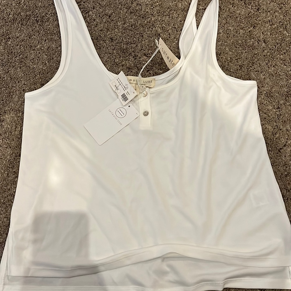 slim tank with front placket